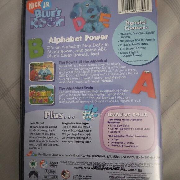 Blue's clues multi show alphabet power dvd - Picture 2 of 3